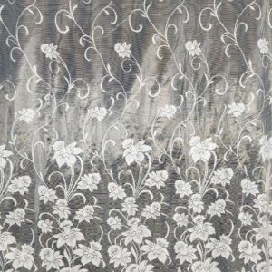 CORTINA JACQUARD 1.60 BLANCO COD:1639