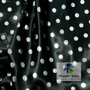 SATIN LUNARES METALIZADO NEGRO COD:3048