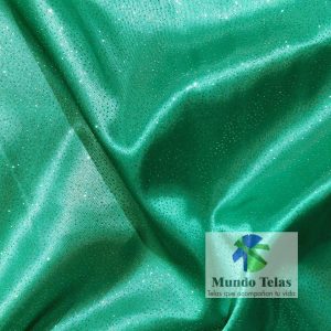 SATIN BRILLANTINA VERDE COD:6056