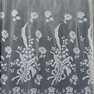 CORTINA JACQUARD 1.60 BLANCO COD:837