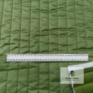 CAPITONEADO CON POLAR RAYAS CHICO VERDE SECO COD:120