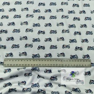 Ideal para piyamas, camisetas, ropa de bebé, baberos, bandanas. Ancho 1.50 MTS.