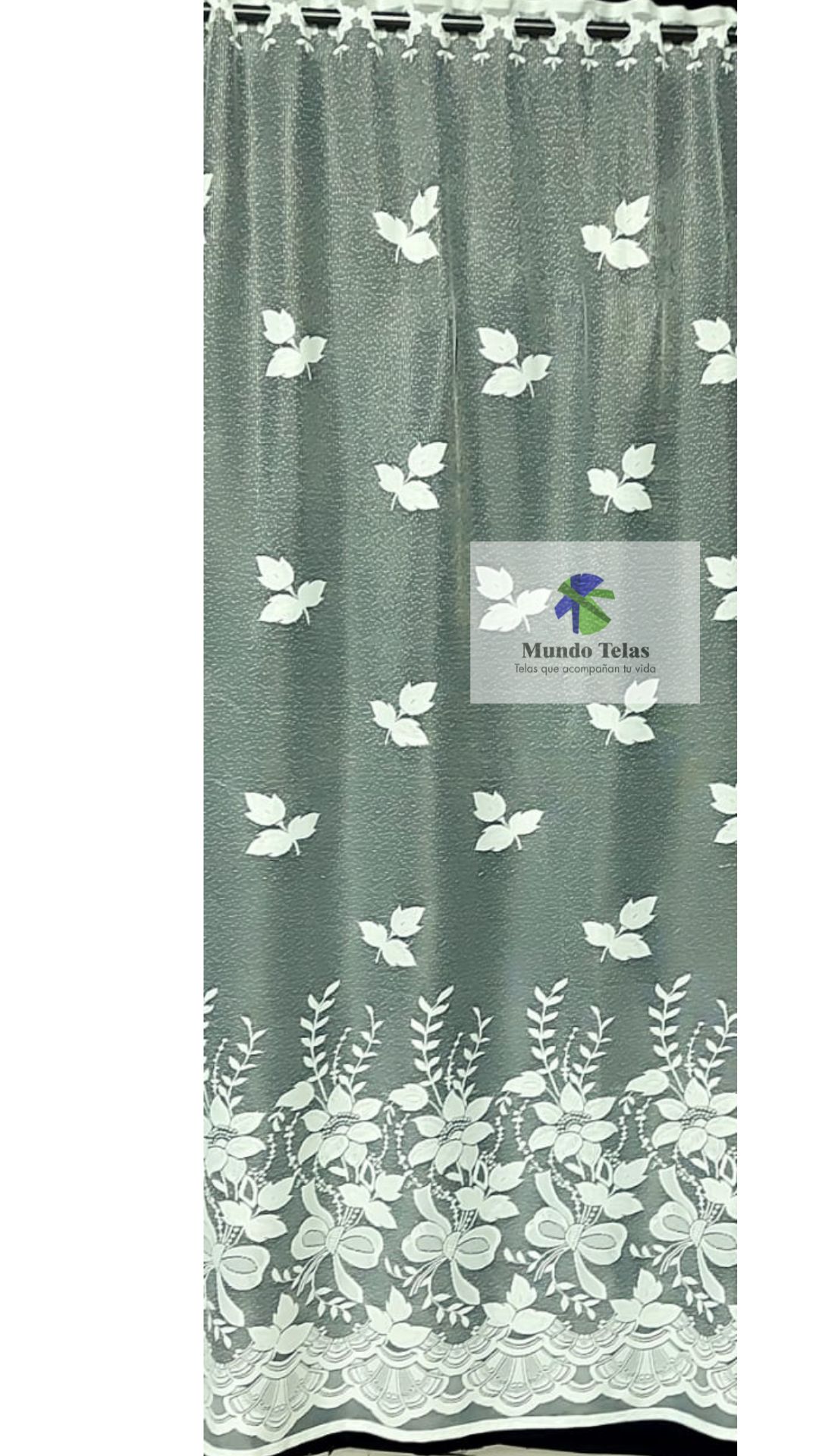CORTINA JACQ. 2.20 CON OJAL 2-1 MANTECA COD:813