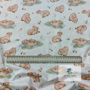 Ideal para vestimenta infantil, rebosos. También para sabanas, manualidades. 100% Algodón Ancho 1.60 MTS.