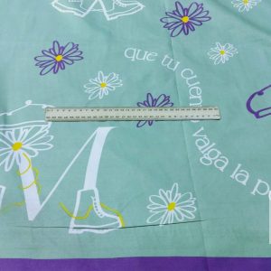 Ideal para sabanas, fundas de colchones, cortinas, manteles. Ancho 2.25 MTS