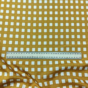 PANAMA CUADROS MOSTAZA COD:1285