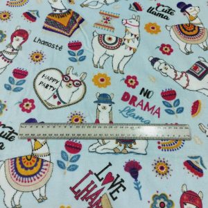 TELA ESPONJA ESTAMPADA LLAMAS COD:3416