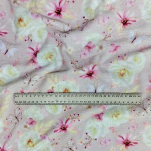 TELA ESPONJA ESTAMPADA MARIPOSAS COD:3419