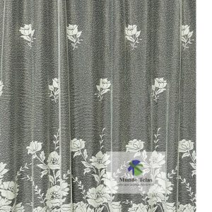 CORTINA JACQUARD 1.60 2-2 BLANCO COD:3285
