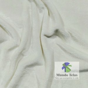 PELUCHE TERCIOPELO LISO MANTECA COD:1320