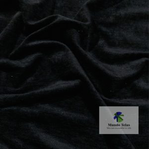 CHENILLE ELASTIZADO NEGRO COD:3228