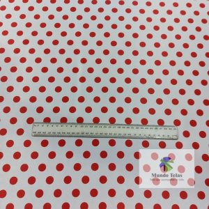 PANAMA LUNARES BLANCO/ROJO COD:1237