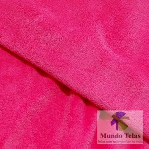 PELUCHE TERCIOPELO LISO FUCSIA COD:1314