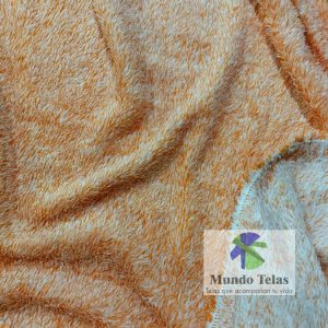 PELUCHE TERCIOPELO MELANGE TERRACOTA COD:6847